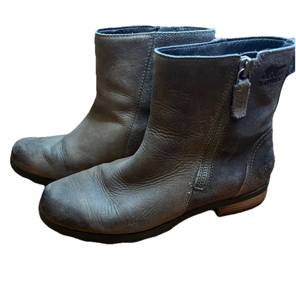 sorel boots women 9 grey